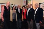 George Hamilton IV, Julie Fudge (Patsy Cline's daughter), Harold Bradley, John Rumble, and Charlie Dick (Patsy's husband)